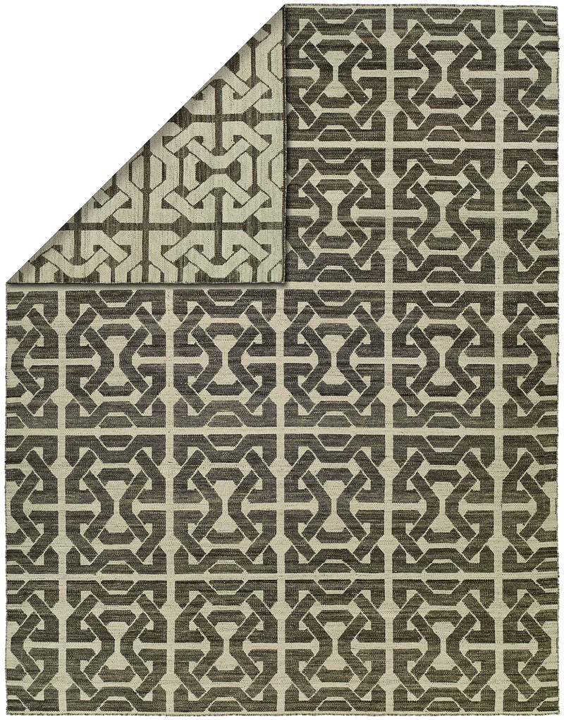 Endura Area Rug - Ivory and Black