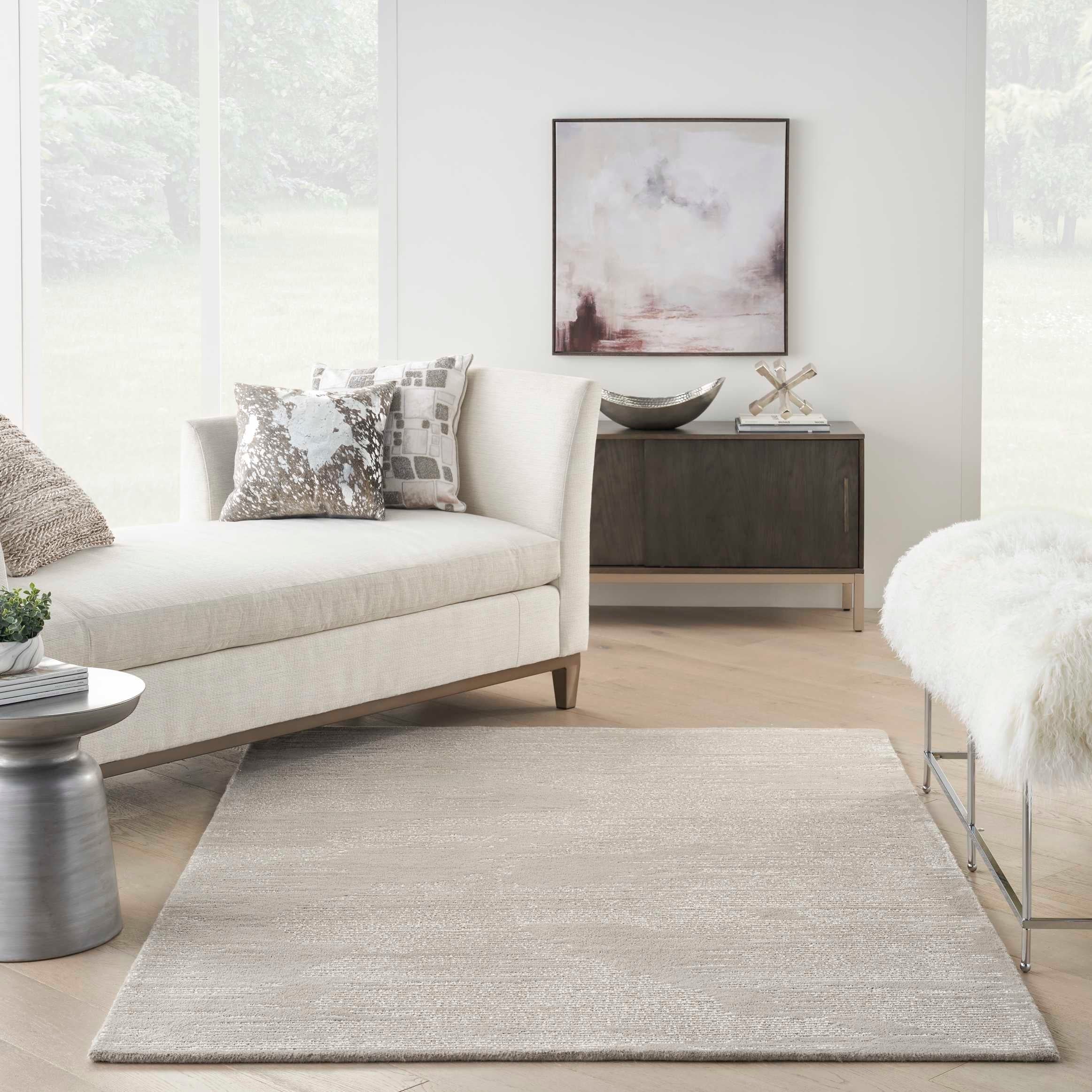 Michael Amini Star Area Rug - Taupe/Ivory