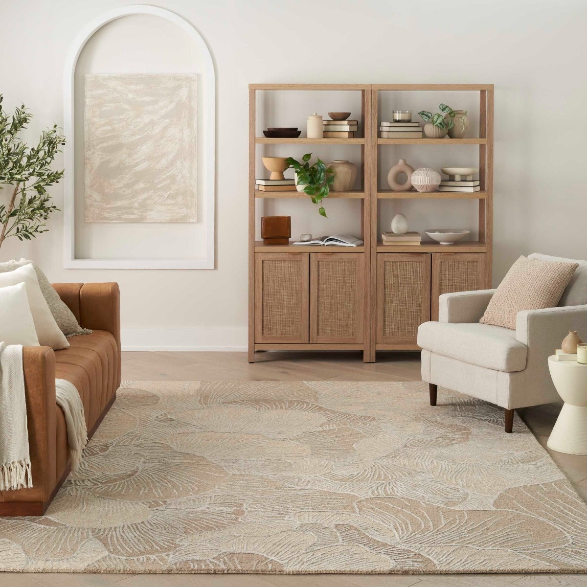 Avra Area Rug - Taupe