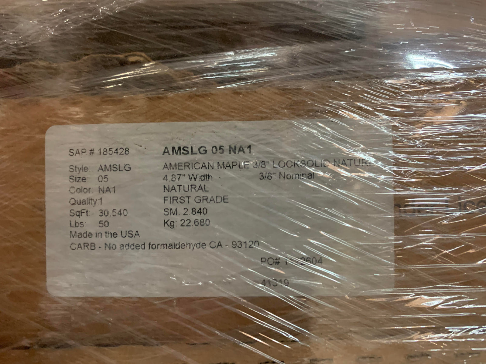 American Maple Locksolid 3/8 Natural