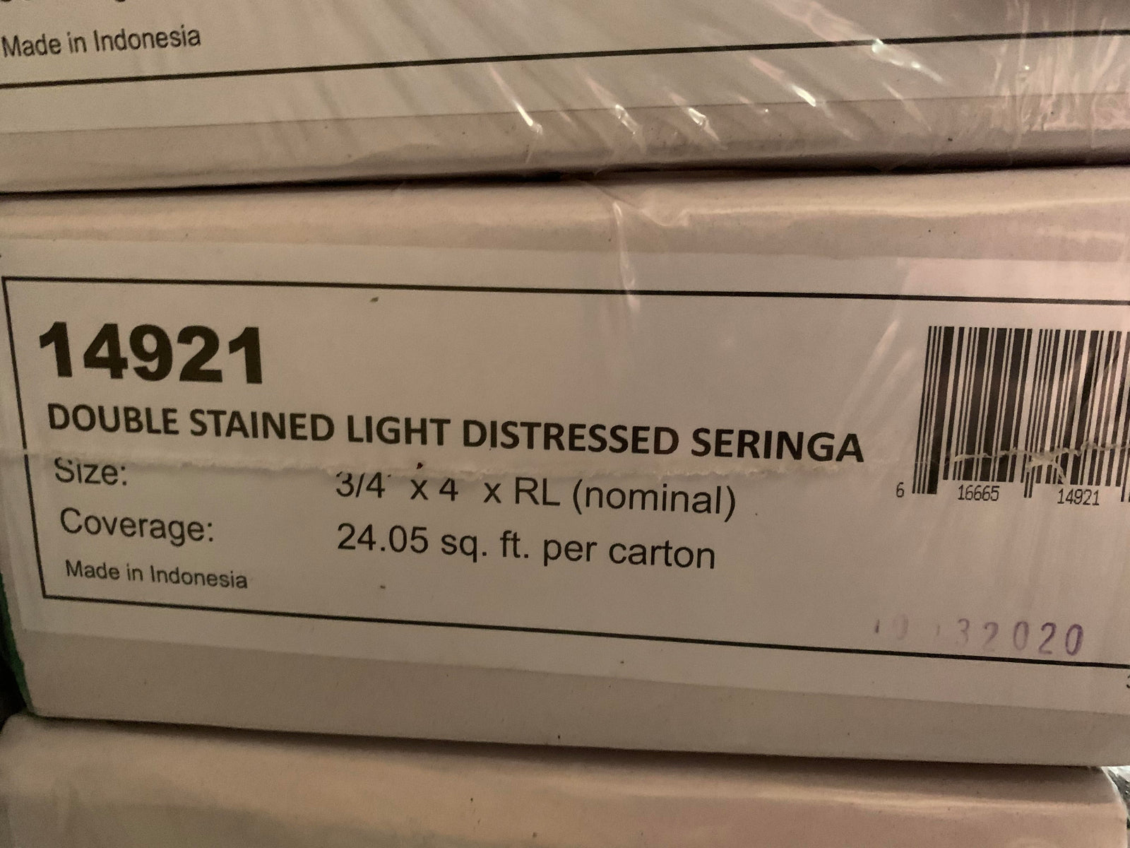 Double Stained Light Distressed Seringa Vallaria Barne'S Mill Rubicon