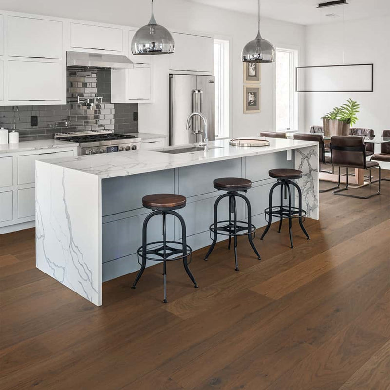 Hardened Wood Flooring Medium Smoked Oak