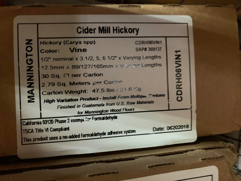 Cider Mill Hickory Vine