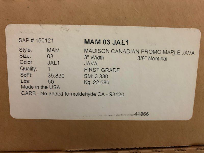 3" Madison Maple Java