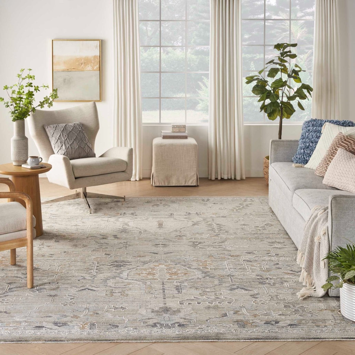 Lynx Area Rug - Ivory/Taupe