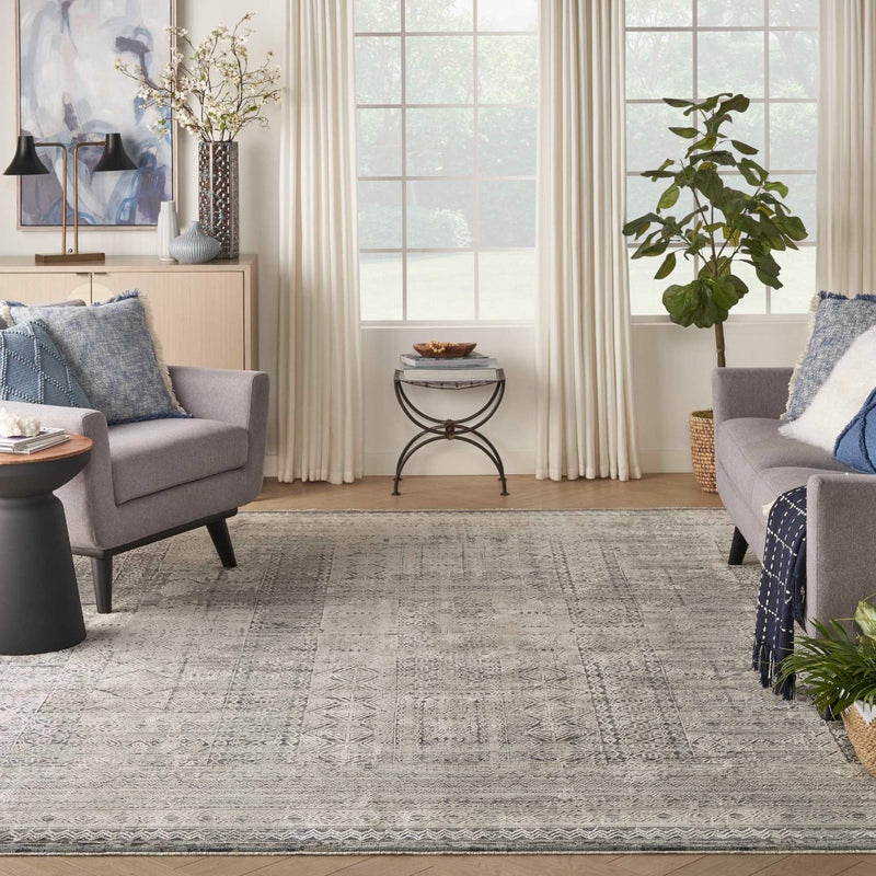 Lynx Area Rug - Ivory/Blue