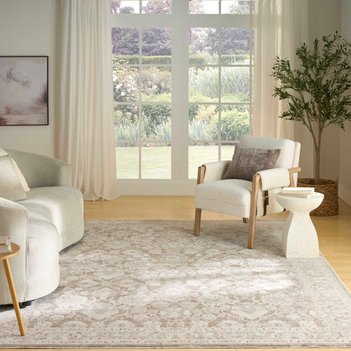 Shadows Area Rug - Ivory/Mocha