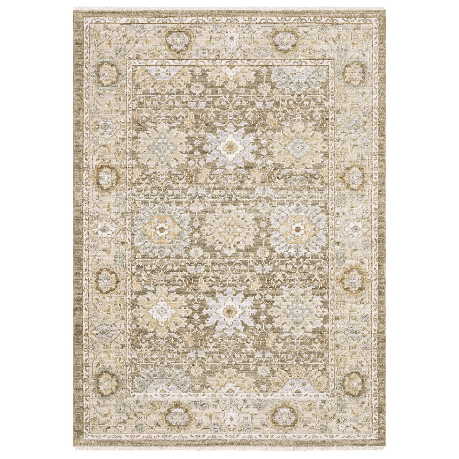 Lola Area Rug - Tan/ Multi
