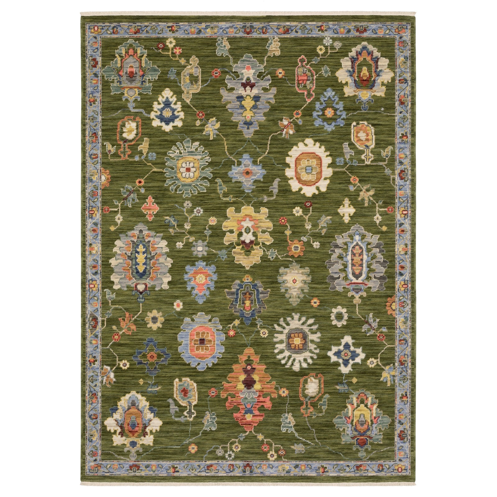 Lucca Area Rug - Green/Multicolor