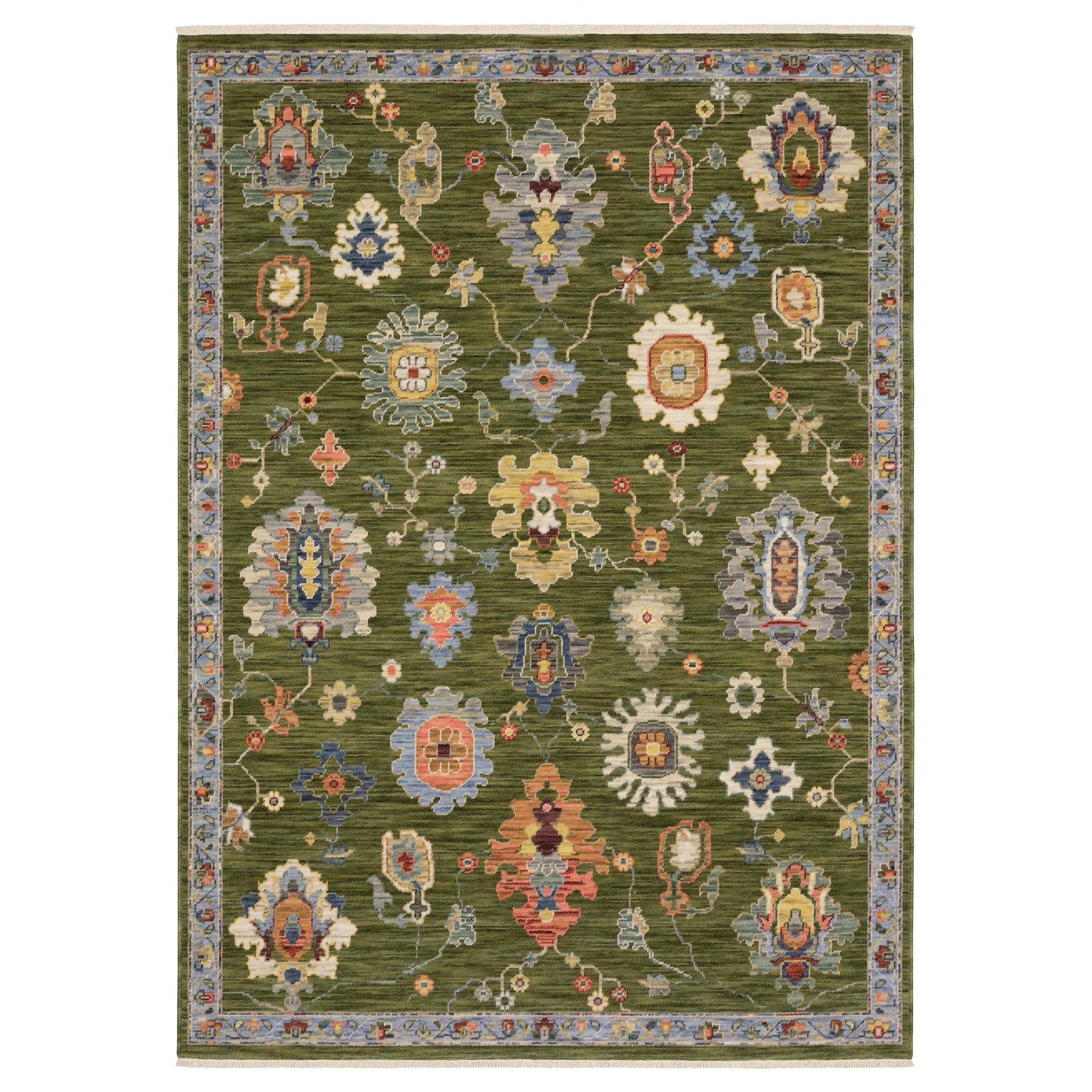 Lucca Area Rug - Green/Multicolor