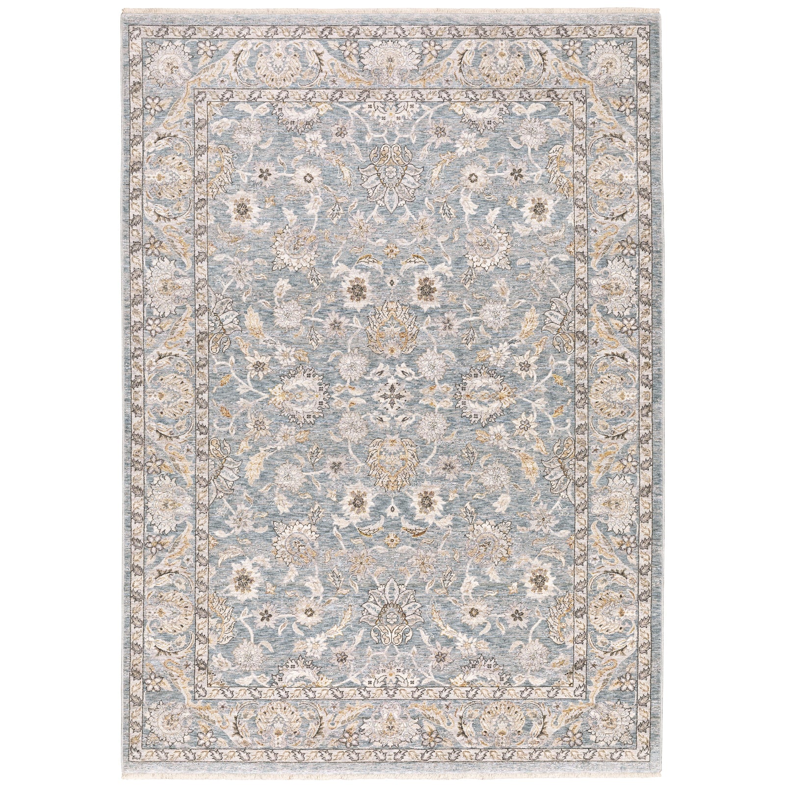 Maharaja Area Rug - Blue/Ivory