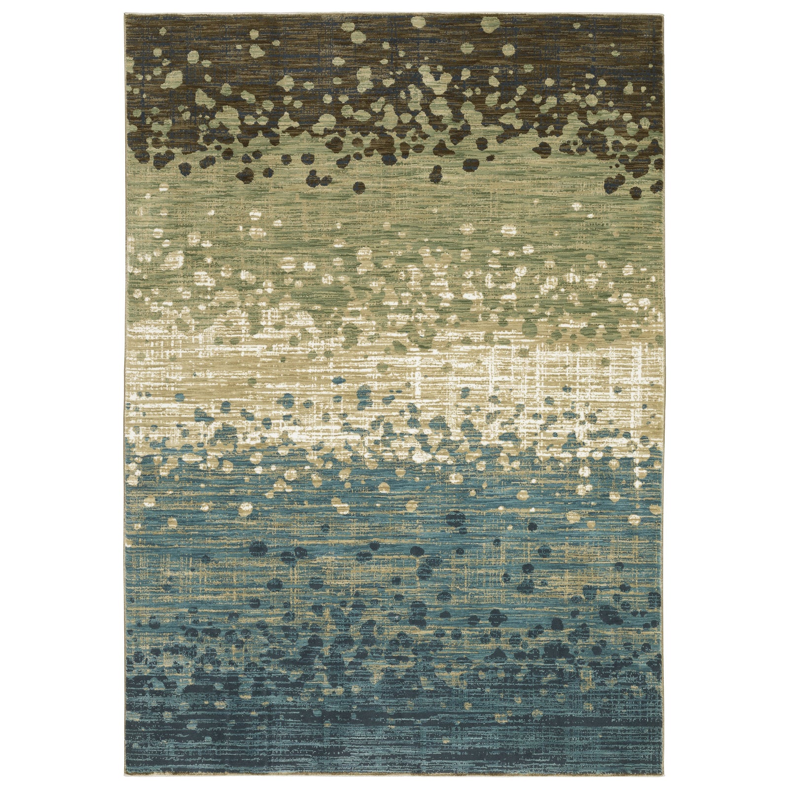 Reed Area Rug - Green/Multi