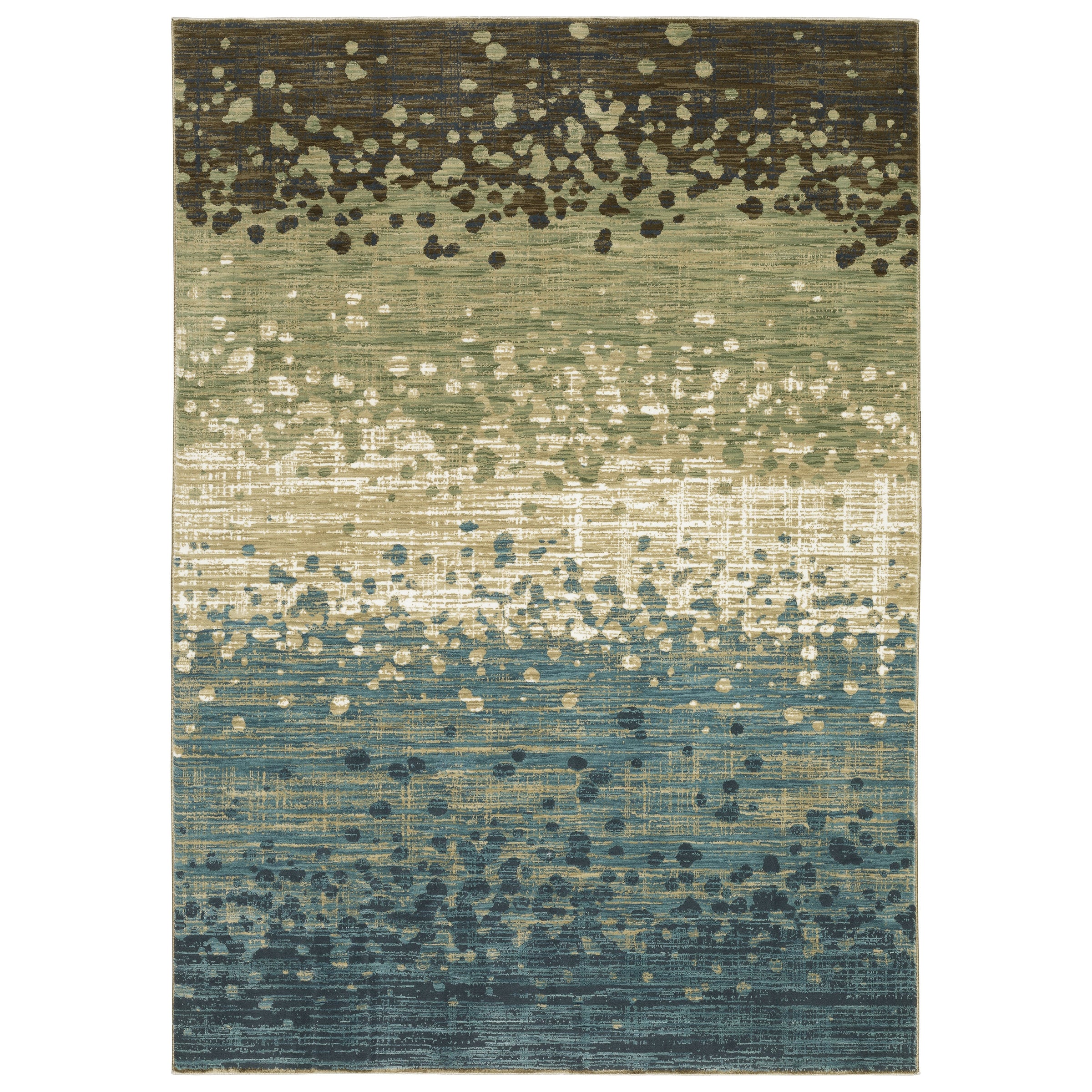 Reed Area Rug - Green/Multi
