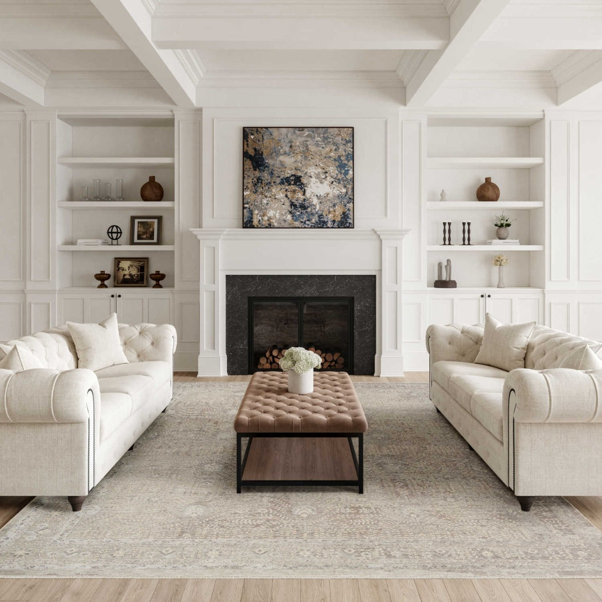 Sultana SLL07 Area Rug - Beige