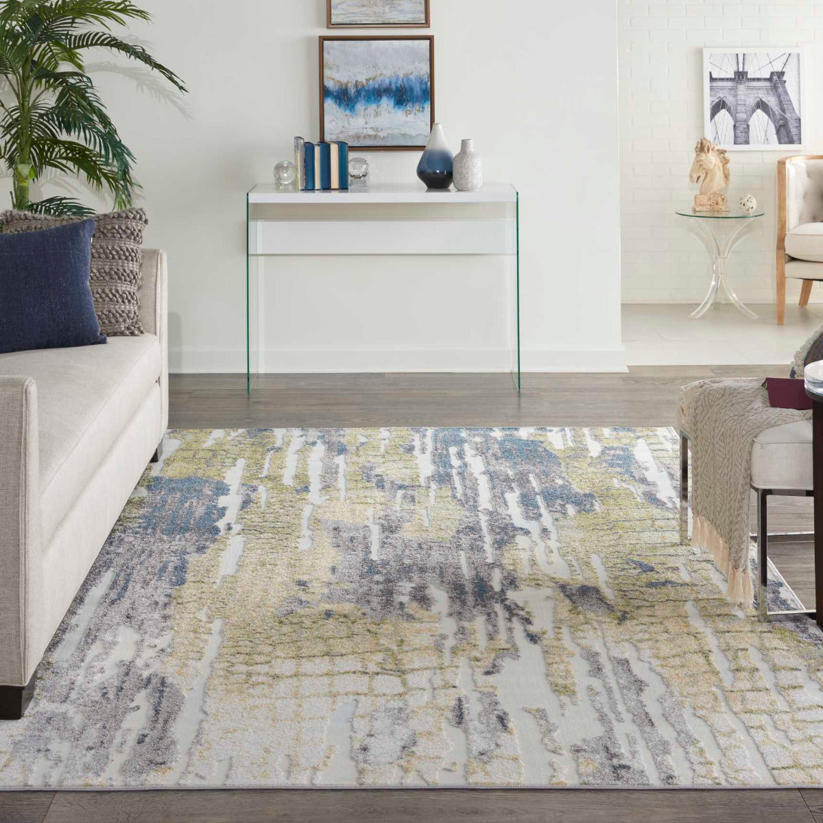 Trance Area Rug - Ivory/Multi